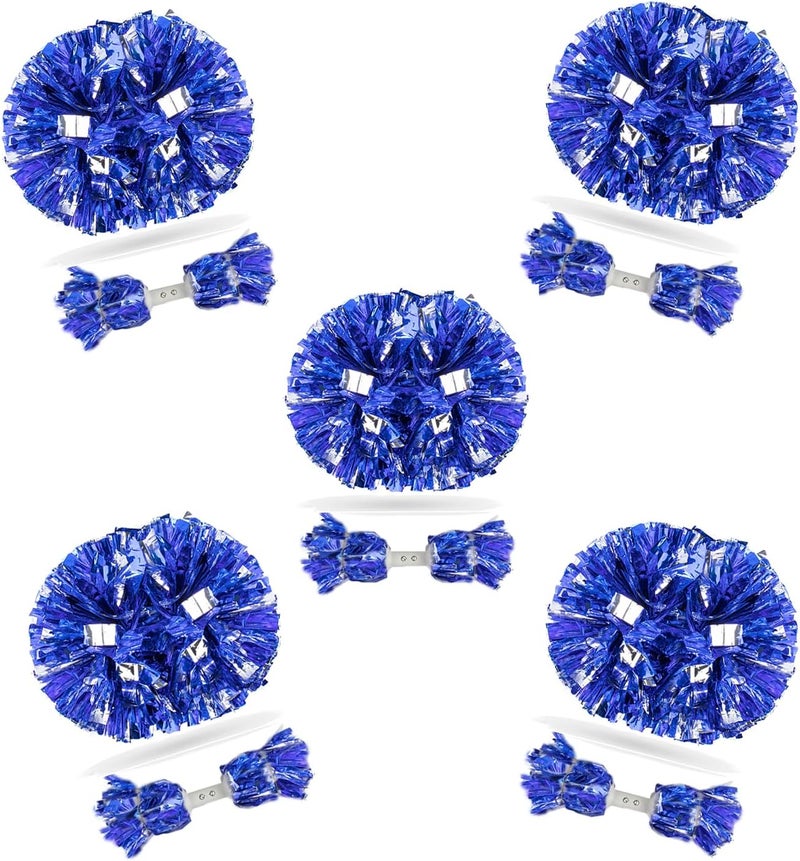 AOPANDA Cheerleading Pom Poms with Baton Handle for Team Spirit Sports Dance Cheering Kids Adults - Image 1